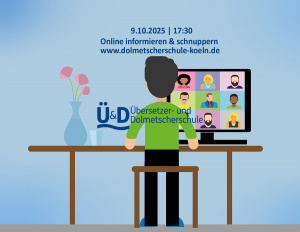 Informieren und schnuppern am 9.10.25 bei der Übersetzer- und Dolmetscherschule