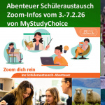 Jugendliche im Schüleraustausch