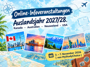 Online-Veranstaltungsreihe von MyStudyChoice zum Auslandsjahr